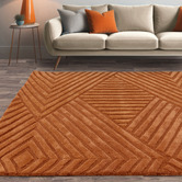 Asiatic Desert Hague Chevron Hand-Tufted Wool Rug
