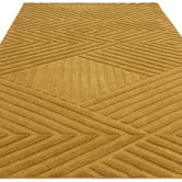 Asiatic Ochre Hague Chevron Hand-Tufted Wool Rug