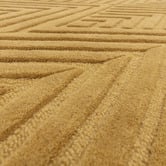 Asiatic Ochre Hague Chevron Hand-Tufted Wool Rug
