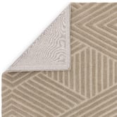 Asiatic Taupe Hague Chevron Hand-Tufted Wool Rug