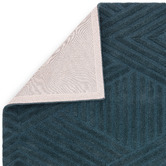 Asiatic Teal Hague Chevron Hand-Tufted Wool Rug