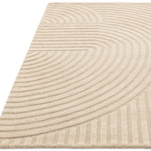 Asiatic Sand Hague Arch Hand-Tufted Wool Rug