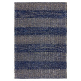 Asiatic Navy Ives Flat Weave Cotton &amp; Jute Rug