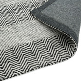 Asiatic Grey Ives Flat Weave Cotton &amp; Jute Rug