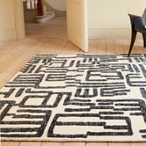 Asiatic Mason Script Microfibre Rug