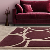 Asiatic Plum Metro Hand-Tufted Wool Rug