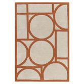 Asiatic Rust Metro Hand-Tufted Wool Rug