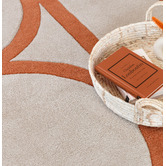 Asiatic Rust Metro Hand-Tufted Wool Rug