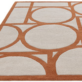 Asiatic Rust Metro Hand-Tufted Wool Rug