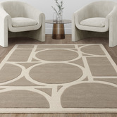 Asiatic Taupe Metro Hand-Tufted Wool Rug