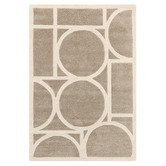 Asiatic Taupe Metro Hand-Tufted Wool Rug
