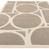 Asiatic Taupe Metro Hand-Tufted Wool Rug