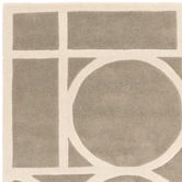 Asiatic Taupe Metro Hand-Tufted Wool Rug