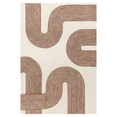 Asiatic Amber Matrix Arch Hand-Tufted Wool Rug