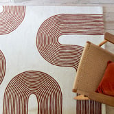 Asiatic Amber Matrix Arch Hand-Tufted Wool Rug
