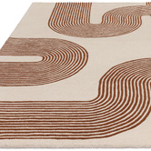 Asiatic Amber Matrix Arch Hand-Tufted Wool Rug