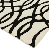 Asiatic White Matrix Wire Hand-Tufted Wool Rug