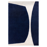 Asiatic Indigo Matrix Hand-Tufted Wool &amp; Viscose Rug