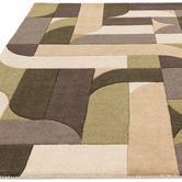 Asiatic Sage Matrix Klotski Hand-Tufted Wool Rug