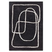 Asiatic Charcoal Matrix Infinity Hand-Tufted Wool &amp; Viscose Rug