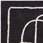 Asiatic Charcoal Matrix Infinity Hand-Tufted Wool &amp; Viscose Rug