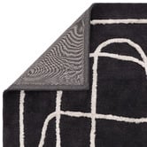 Asiatic Charcoal Matrix Infinity Hand-Tufted Wool &amp; Viscose Rug
