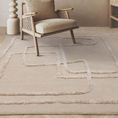 Asiatic Sand Matrix Infinity Hand-Tufted Wool &amp; Viscose Rug