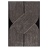 Asiatic Black Matrix Solstice Hand-Tufted Wool &amp; Viscose Rug