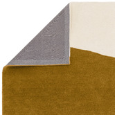 Asiatic Ochre Matrix Hand-Tufted Wool &amp; Viscose Rug