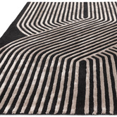 Asiatic Black Matrix Solstice Hand-Tufted Wool &amp; Viscose Rug