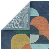 Asiatic Multicolour Matrix Statement Hand-Tufted Wool Rug