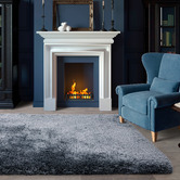 Asiatic Blue Plush Hand-Woven Rug