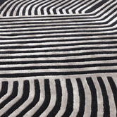 Asiatic Black Matrix Solstice Hand-Tufted Wool &amp; Viscose Rug