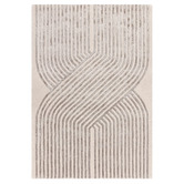 Asiatic Ivory Matrix Solstice Hand-Tufted Wool &amp; Viscose Rug