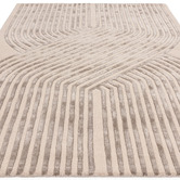 Asiatic Ivory Matrix Solstice Hand-Tufted Wool &amp; Viscose Rug