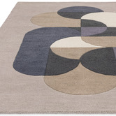 Asiatic Grey Matrix Statement Hand-Tufted Wool Rug