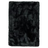 Asiatic Black Plush Hand-Woven Rug