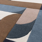 Asiatic Multicolour Matrix Klotski Hand-Tufted Wool Rug