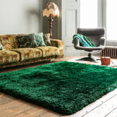 Asiatic Emerald Plush Hand-Woven Rug