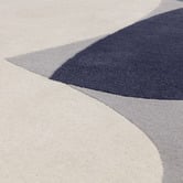 Asiatic Reef Mid-Century Hand-Tufted Wool Rug