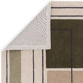 Asiatic Khaki Reef Outline Hand-Tufted Wool Rug
