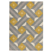 Asiatic Reef Motif Hand-Tufted Wool Rug