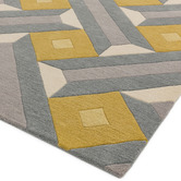 Asiatic Reef Motif Hand-Tufted Wool Rug