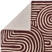 Asiatic Plum Reef Curve Hand-Tufted Wool Rug