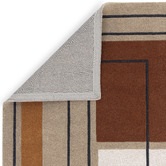 Asiatic Terracotta Reef Outline Hand-Tufted Wool Rug