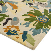 Asiatic Reef Floral Hand-Tufted Wool Rug