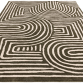 Asiatic Forest Reef Curve Hand-Tufted Wool Rug