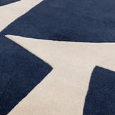 Asiatic Navy Romy Kite Hand-Tufted Indoor/Outdoor Rug