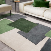 Asiatic Green Romy Papercut Hand-Tufted Indoor/Outdoor Rug