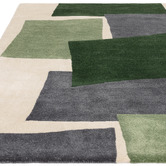 Asiatic Green Romy Papercut Hand-Tufted Indoor/Outdoor Rug